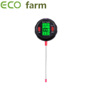 ECO Farm 5 In 1 Digital LCD Temperature Sunlight PH Soil Moisture Meter Tester