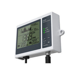 ECO Farm Digital CO2 Monitor Regulator Controller With Remote Sensor For Indoor Hydroponics