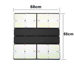 ECO Farm 480W V2 Samsung 301B Chips Full Spectrum Quantum Board LED Grow Light