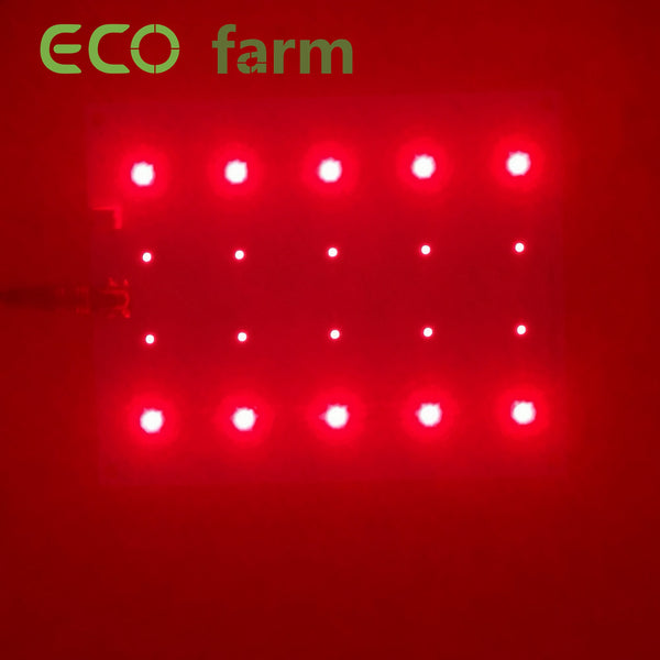 ECO Farm 30W Cree Chips Red 660nm+ Far Red 730nm Supplemental Lighting Quantum Board