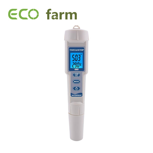 ECO Farm Portable 4 in 1 PH/TDS/EC/Temperature Tester Meter