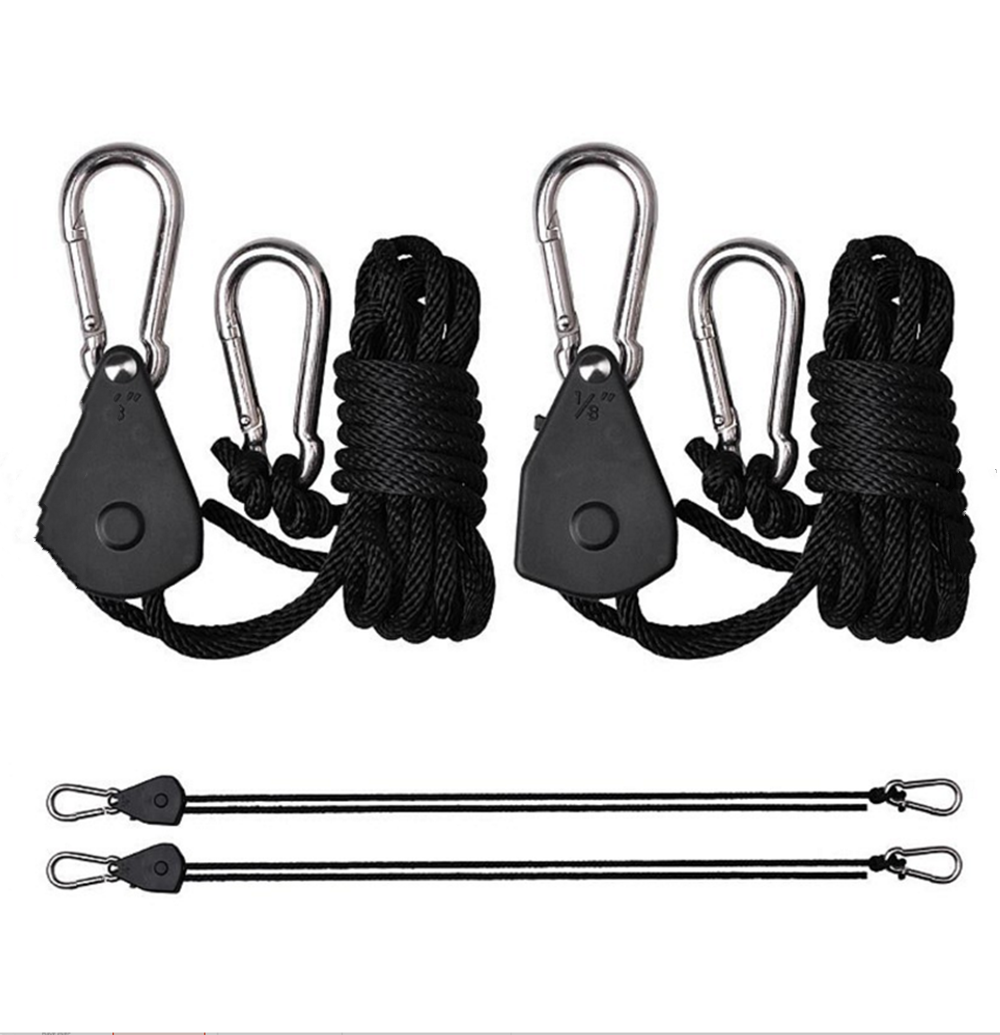 Eco Farm 1/8(3mm) Adjustable Rope Ratchet Light Hanger Price Off