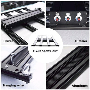 ECO Farm 480W/600W/960W V4 Series With Samsung 301B/301H Chips Full Spectrum LED Light Strips Pro Version With Separately UV+IR Control