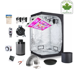 ECO Farm 2.7*2.7FT(32*32*64 Inch)/(80*80*160CM) DIY Grow Package Indoor Grow Tent Complete Kit