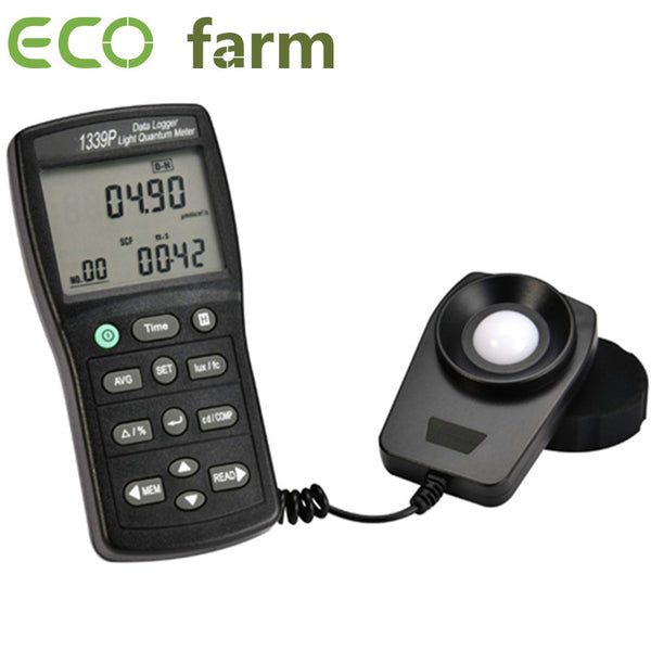 ECO Farm PAR Meter Lux Meter PPFD Luminous Intensity Measurement Photosynthesis Light Quantum Meter Accurate for grow light 400-700nm