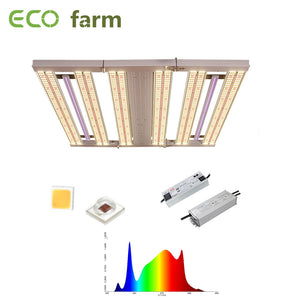 ECO Farm 690W Three Channel Dimming LED Grow Light With Samsung 301B/ LedStar Chips 180° Foldable Design