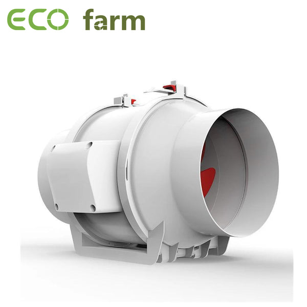 ECO Farm 4"/6"/8" Ventilation Exhaust In-line Duct Fan White Version