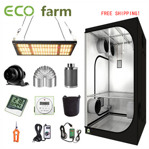 ECO Farm 2'x2' Complete Grow Tent Kit - 120W Samsung 301H Chips Quantum Board