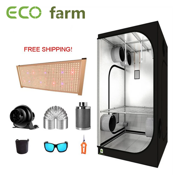 ECO Farm 3.3'x3.3' Essential Grow Tent Kit - 240W Samsung
