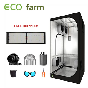 ECO Farm 3'x3' Essential Grow Tent Kit - 240W With Samsung 301H UV+IR Quantum Board