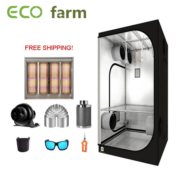 ECO Farm 3'x3' Essential Grow Tent Kit - 240W Waterproof SMD Chips Grow Panel