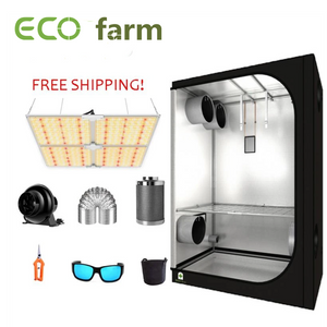 ECO Farm 4'x4' Essential Grow Tent Kit - 450W Samsung 301B Chips Waterproof Quantum Board