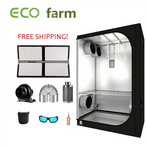 ECO Farm 5'x5' Essential Grow Tent Kit - 480W Samsung 561C Chips +UV+IR Quantum Board