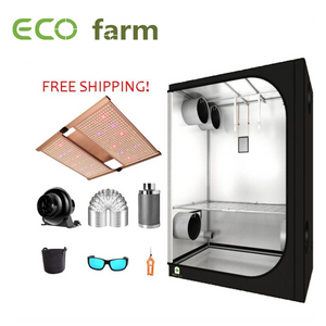 ECO Farm 5'x5' Essential Grow Tent Kit - 480W Samsung 301B Chip UV+IR Quantum Board