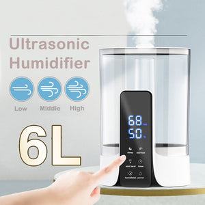 ECO Farm 6L Large Ultrasonic Humidifier Spray Mist Air Humidifier