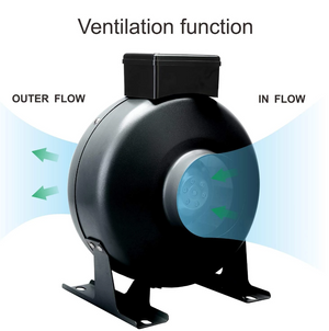 ECO Farm Mixed Flow Inline Duct Fan For Grow Room Tent