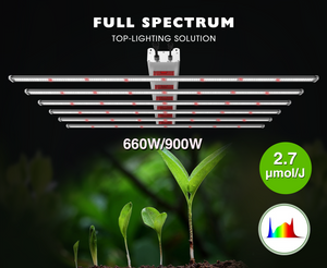 ECO Farm MS 660W/760W/900W LED Light Strips Full Spectrum Greenhouse LED Grow Light