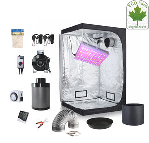 ECO Farm 2.7*2.7FT(32*32*64 Inch)/(80*80*160CM) DIY Grow Package Indoor Grow Tent Complete Kit